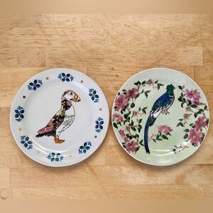 2 Lee Page Hanson Plates for Anthropologie